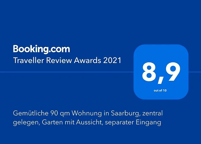 Gemütliche 90 qm Wohnung in Saarburg, zentral gelegen, Garten mit Aussicht, separater Eingang