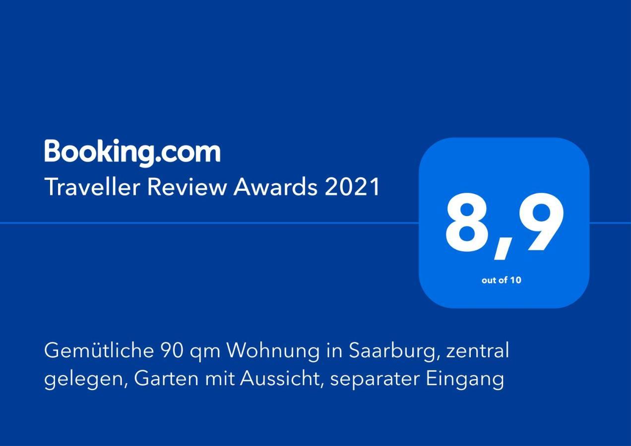 Gemütliche 90 Qm In Saarburg, Zentral Gelegen, Garten Mit Aussicht, Separater Eingang * Saarburg